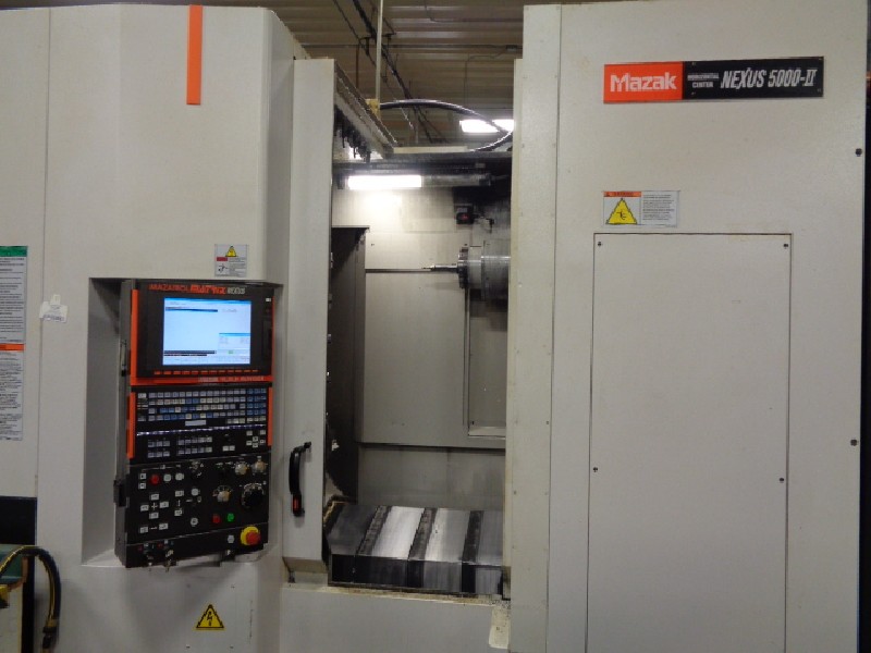 CNC Horizontal Machining Center: Mazak Nexus 5000 II Horizontal ...